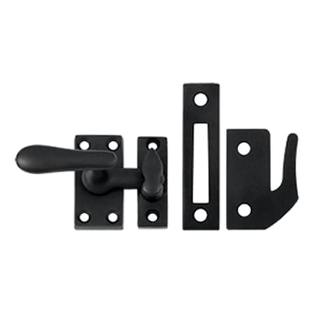 Dendesigns Casement Fastener Window Lock, Medium - Black - Solid DE2667033